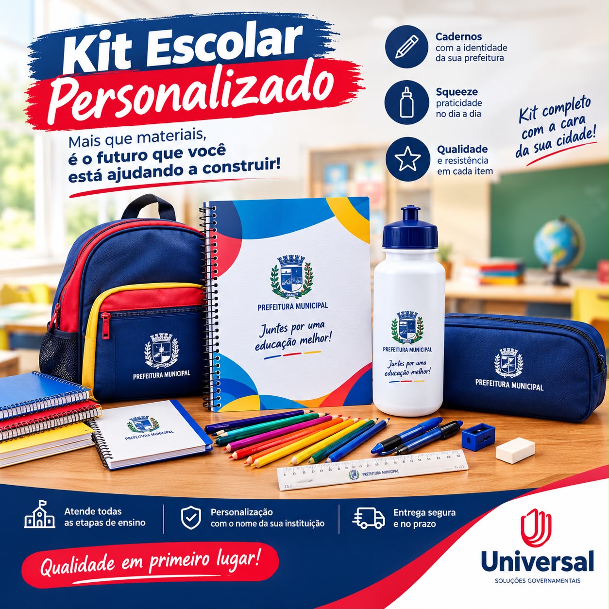 Kit Escolar Personalizado