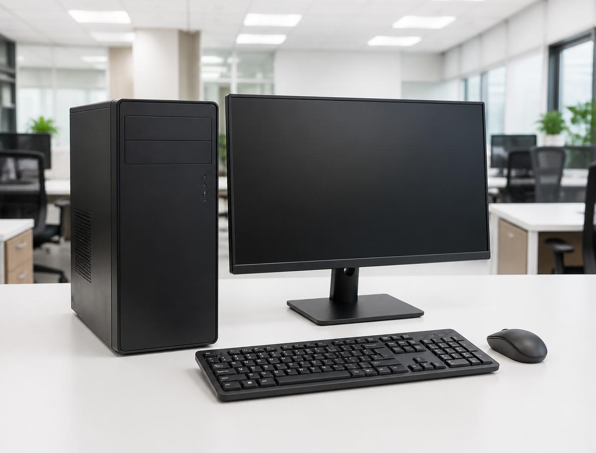 Computador desktop institucional completo